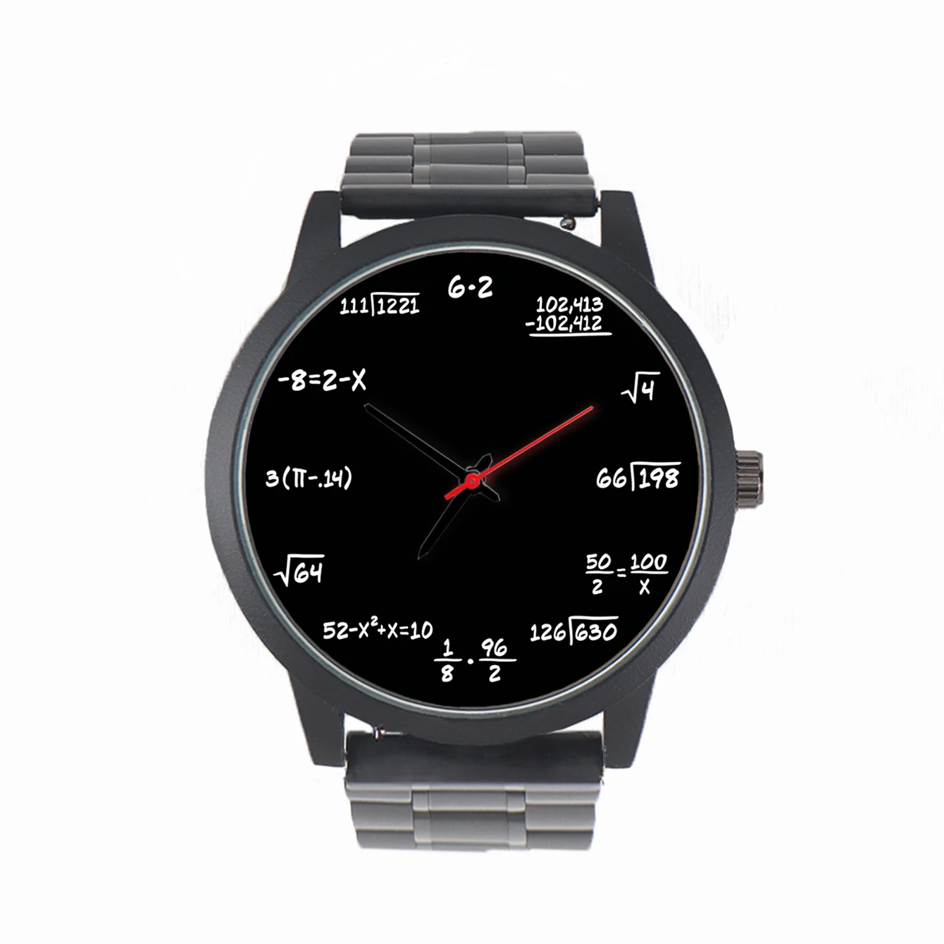 2024 Decorative Quartz Wrist Men's Watch Mathematical Formula Design Campus Punk Cool Style Gift Souvenir For Student Children