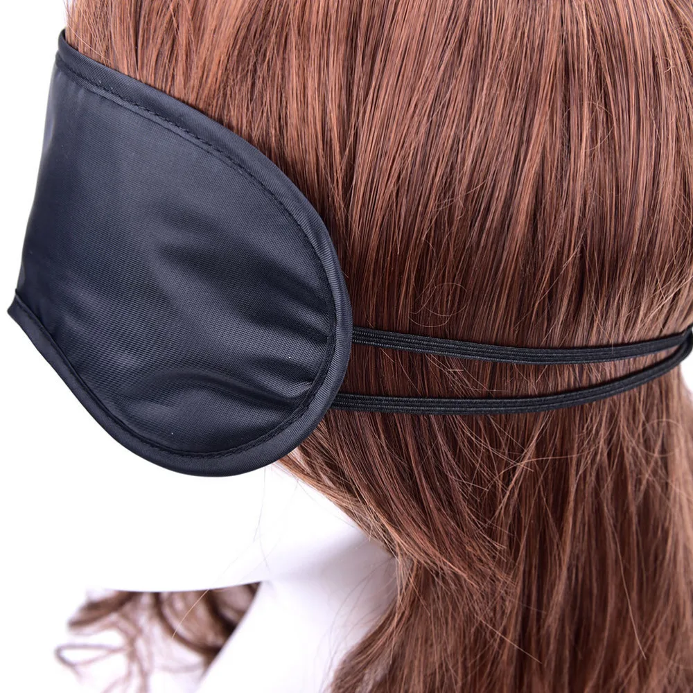 10pcs/lot Sleep Black Eye Cover Travel Sleeping Eye Mask Shade Blindfold Eye Patch Night Economic Gift
