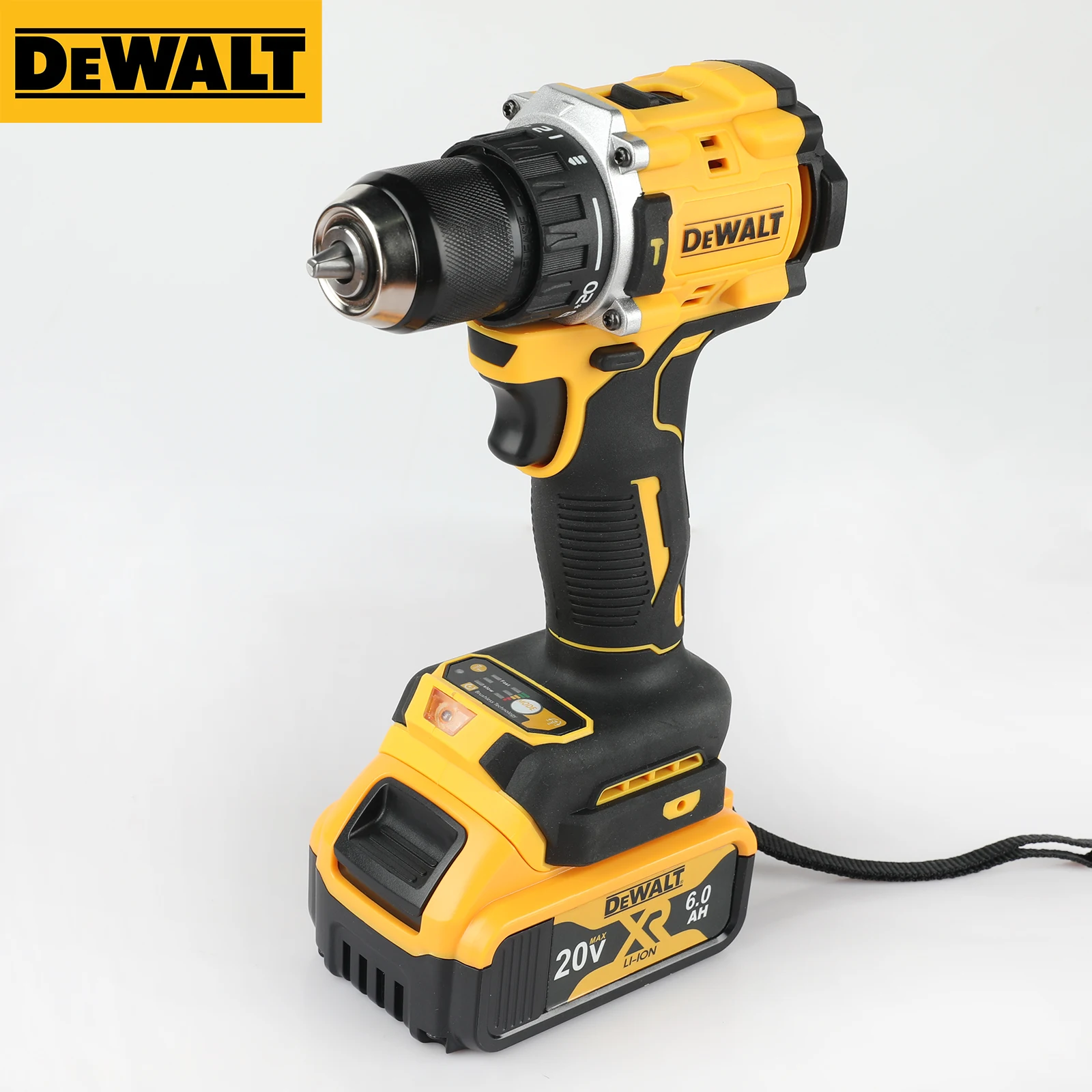 DEWALT DCD805 20V Power Tools Brushless Impact Drill Cordless Electric Screwdriver Multi-Function Hand Drill