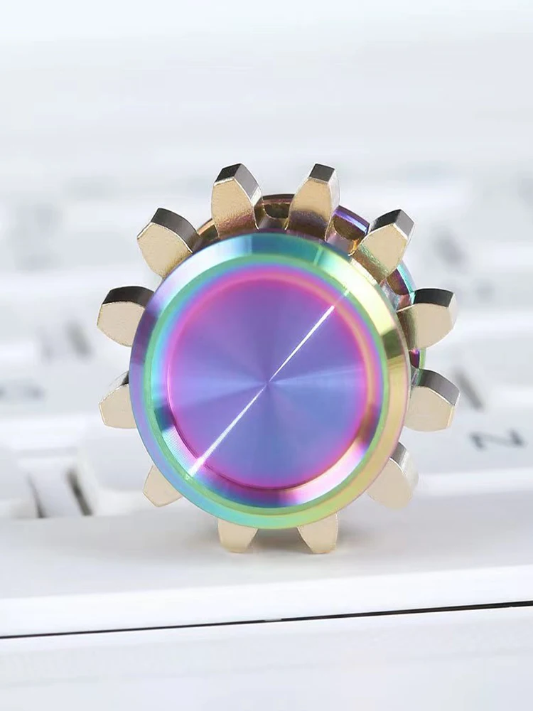 Mini Metal Gear Gyroscope Toy Fidget Spinner Antistress Portable Adults Stress Reliever Autism ADHD Kids Birthday Gift
