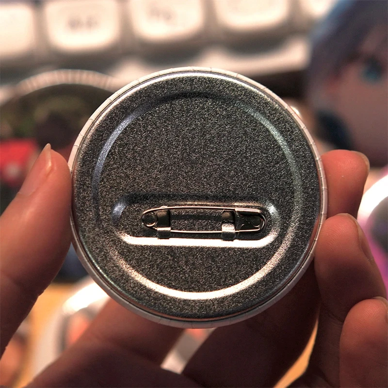 Anime D-Doki Doki Literature Club! Brooches Stylish Ornament Pins Exquisite Round Badge Bag Accessories Jewelry Gifts