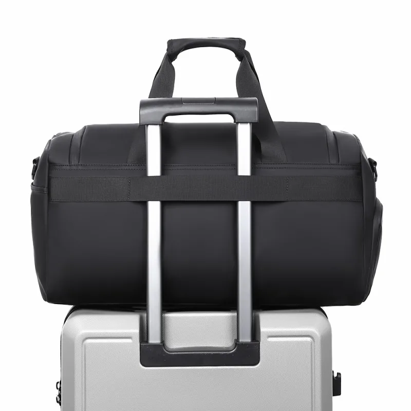 Sports Gym Bag, Large Capacity Handbag,Portable Travel Duffel Bag, Multi-compartment with Shoes Storage,Perfect for Vacation,Gym