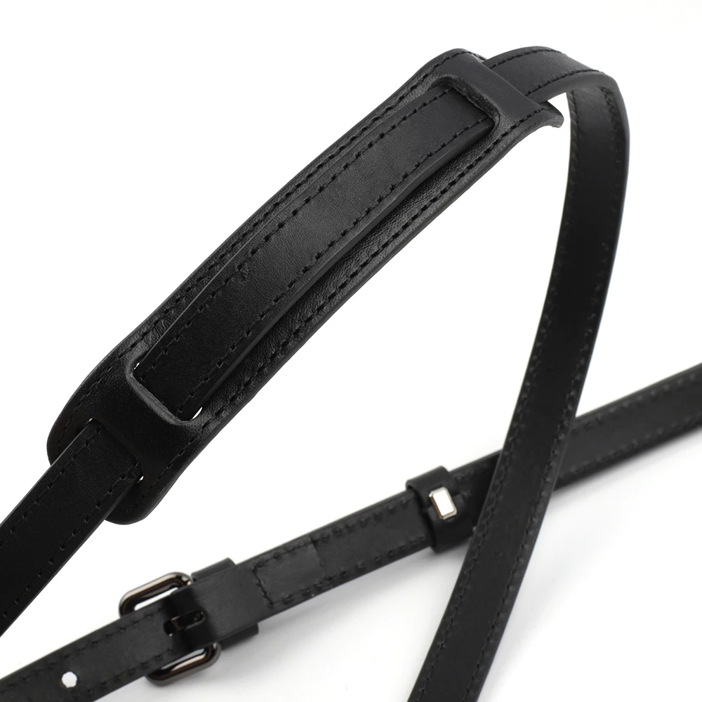 High Quality Genuine Leather Bag Strap Length 105CM-125CM Luxury Adjustable Shoulder Strap Black/Beige Women Bag Accessorie