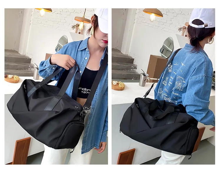 Women Gym Bag Sports Travel Dry Wet Bag Handbags Multifunction Swimming Tote Shoulder Weekend Fitness Duffle Yoga Shoes Daypack
