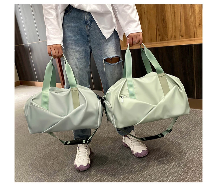 Women Gym Bag Sports Travel Dry Wet Bag Handbags Multifunction Swimming Tote Shoulder Weekend Fitness Duffle Yoga Shoes Daypack