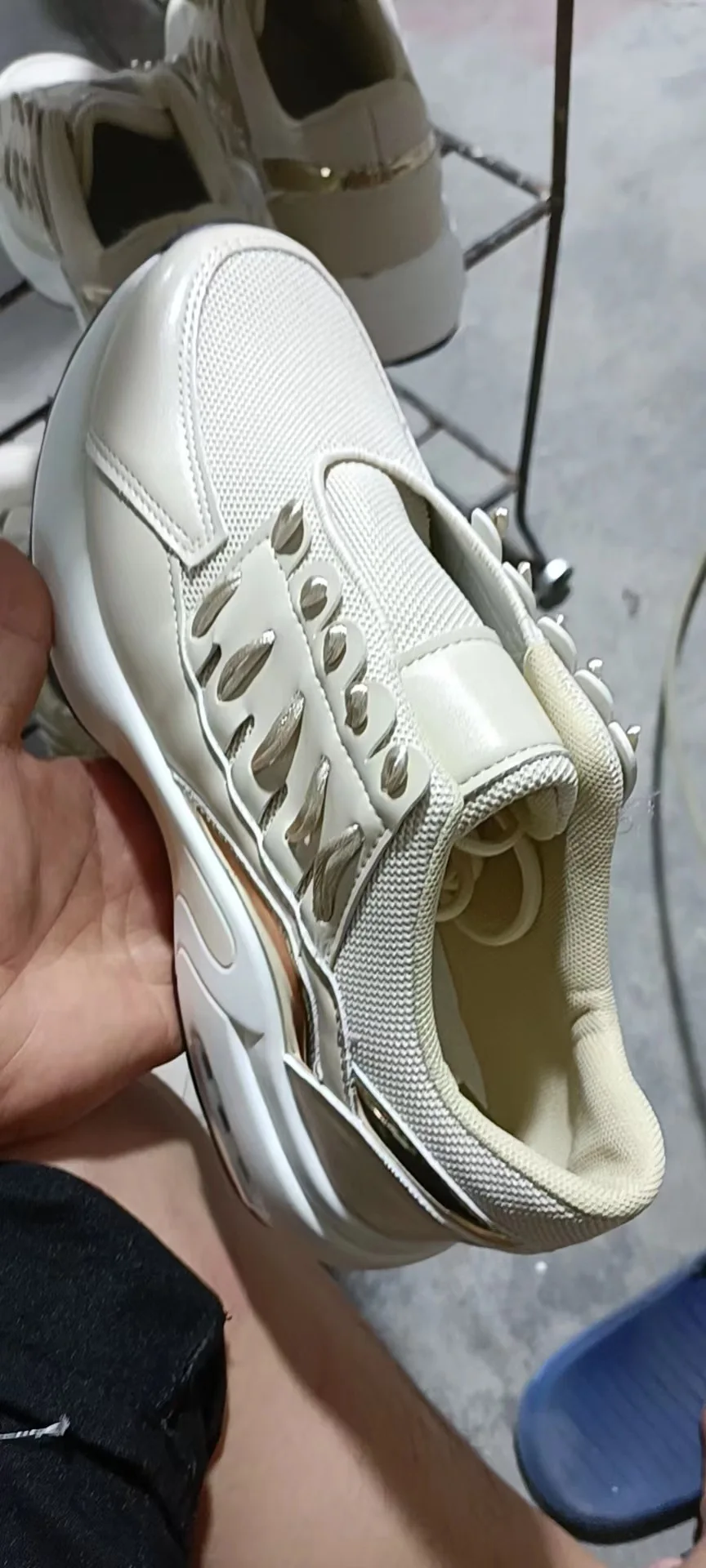 Women's Shoes Spring and Autumn New Mesh Breathable Casual Shoes Outdoor Lightweight Non-slip Wedge Heel Thick-soled Sneakers