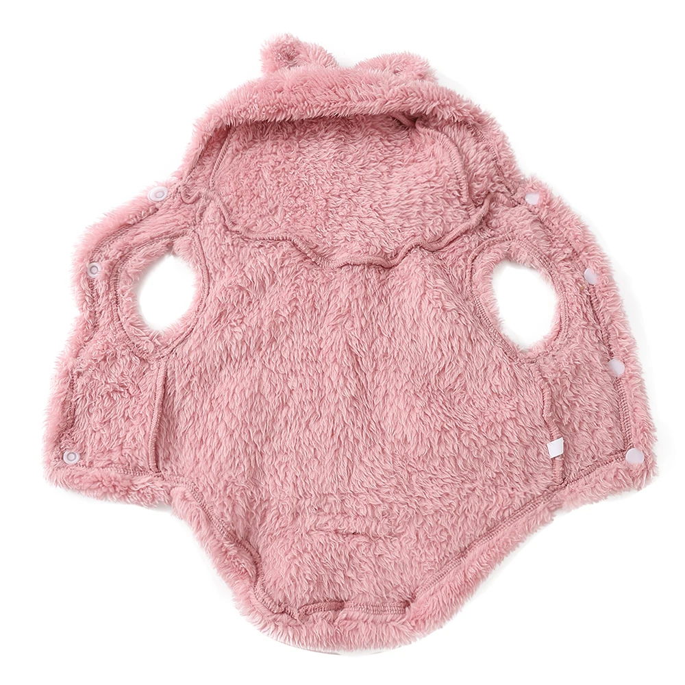 Soft Fleece Pet Dog Coat For Small Medium Dogs Cats Winter Warm Puppy Hoodie Sweater French Bulldog Jacket Chihuahua Clothes