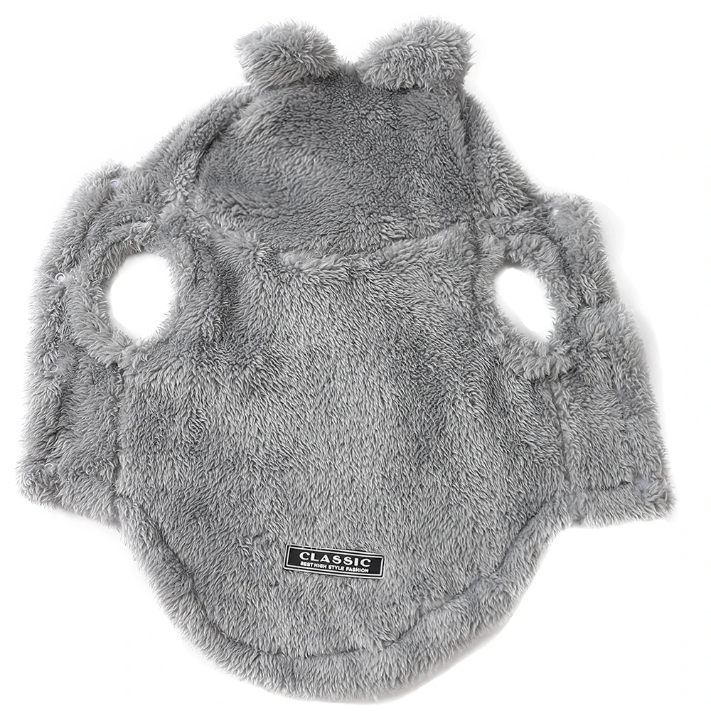 Soft Fleece Pet Dog Coat For Small Medium Dogs Cats Winter Warm Puppy Hoodie Sweater French Bulldog Jacket Chihuahua Clothes