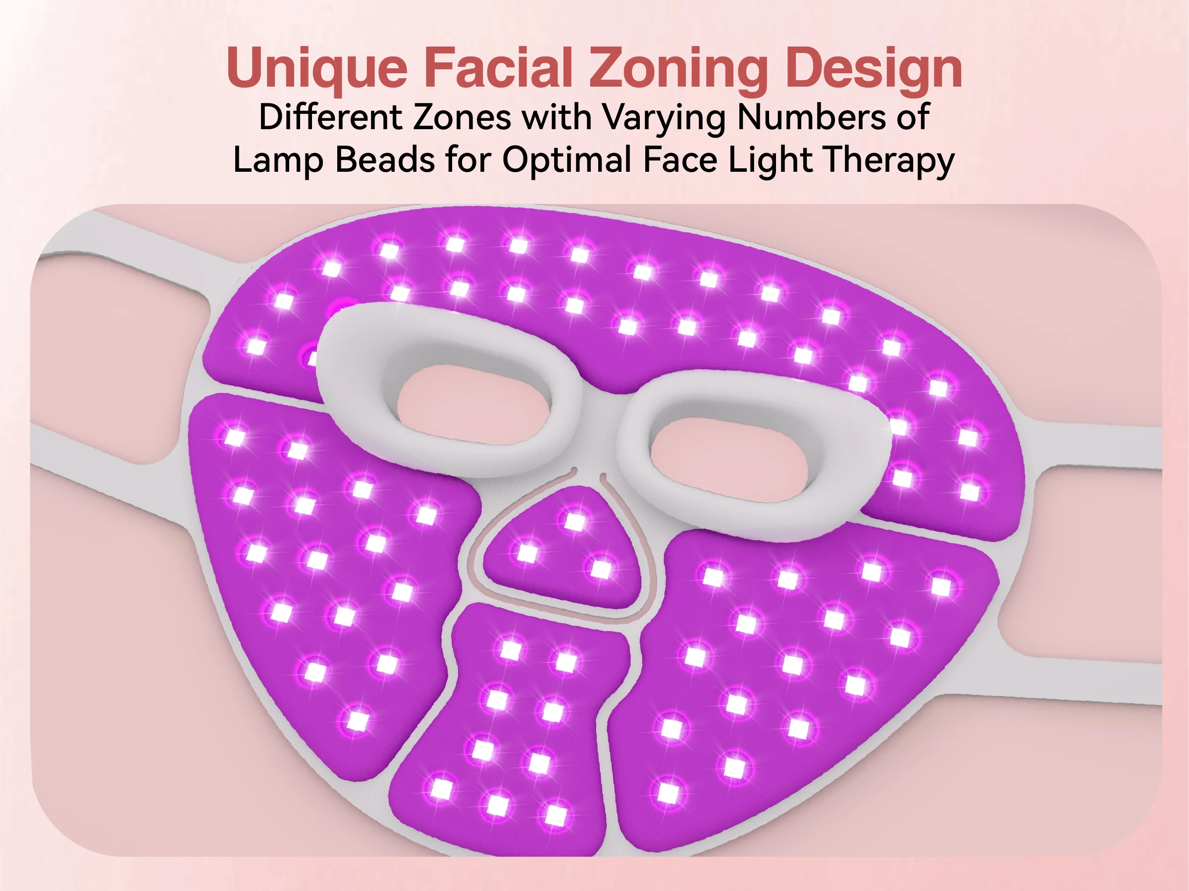 Hello Face M500S Blue Mask 630nm Red Light and 850 NIR Light Amber Light Blue Light Purple Light Therapy Face Neck Care Machine