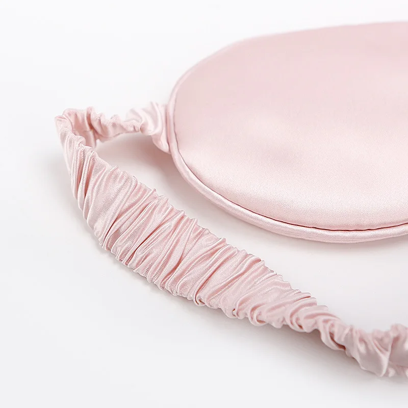 Birdtree,OEKO-TEX,22MM 100% Silk Eye Patch Shading Sleep Eye Mask,Double-layer Silk,Solid Travel Relax Cover Eyeshade A61220JF