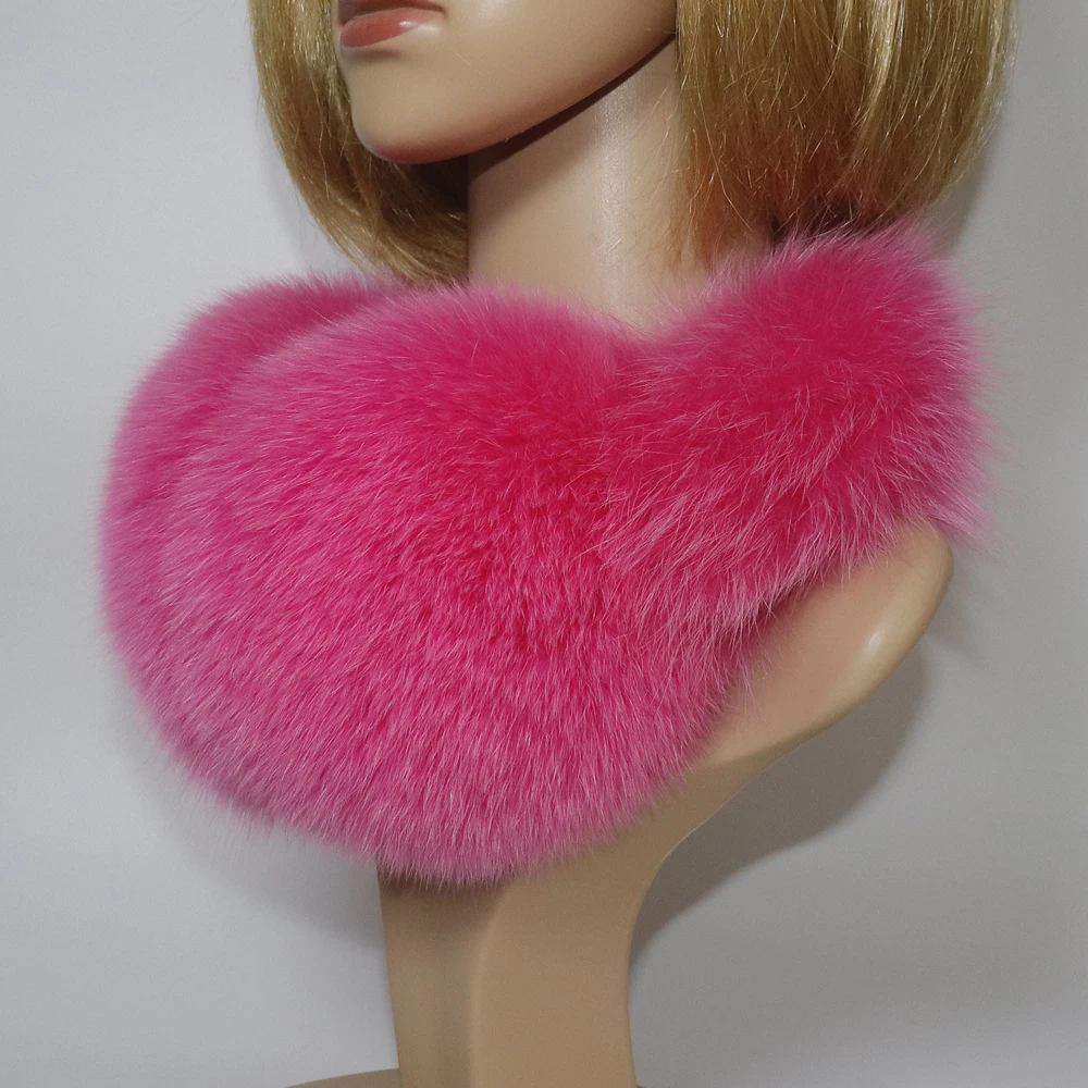 Real Fox Fur Earmuffs For Winter Women Warm Natural Raccoon Fur Earmuffs Girls Ear Warmer Genuine Fur Scarves Plush Ear Muff