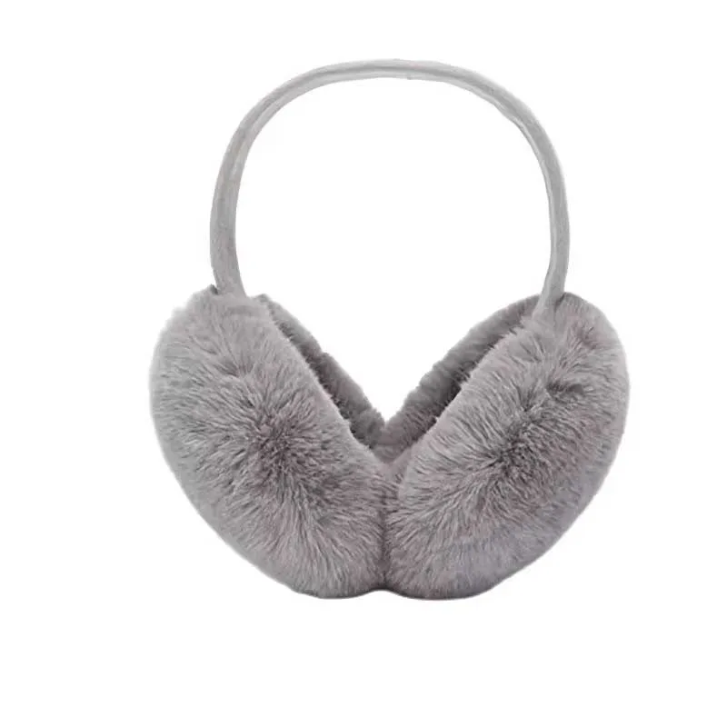 Solid Soft Plush Ear Keep Warmer Winter Earmuffs for Women Men Fashion Outdoor Earflap Protection Ear-Muffs Ear Cover