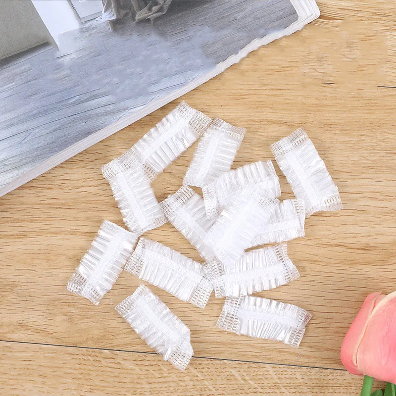 300Pcs Waterproof Earmuffs Disposable Earmuff Transparent Elastic Shower Hair Dye Protection Tool Shield Waterproof Earpack