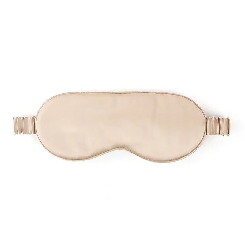 Birdtree,19MM 100% Silk Eye Patch Shading Sleep Eye Mask,Double-layer Silk,Plain Satin Travel Relax Cover Eyeshade A61217JF