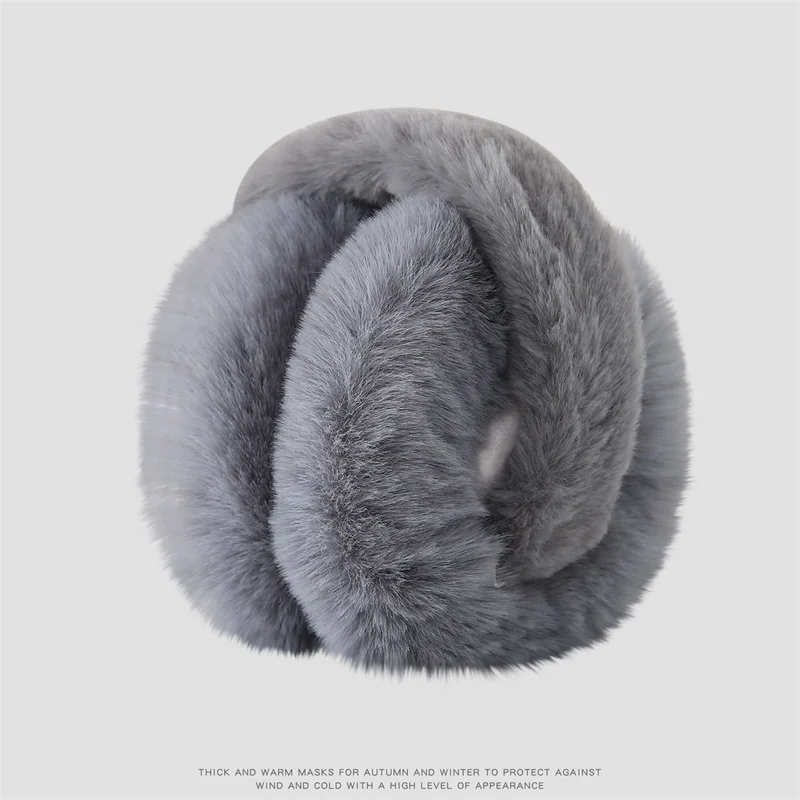 Winter Solid Soft Plush Ear Keep Warmer Earmuffs for Women Men Fashion Outdoor Sports Earflap Protection Ear-Muffs Ear Cover