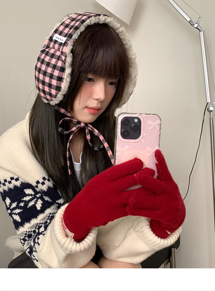 Korean Retro Warm Earmuffs Versatile Autumn And Winter Cold Protection Against Frost Earmuffs