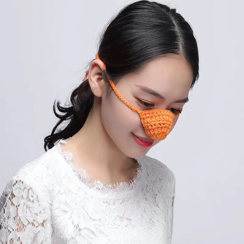 Nose Warmer Cover Outdoor Warmth Antifreeze Nasal Protector Guard Nose Warmer Shield For Skiing Funny Party Adjustable Fit