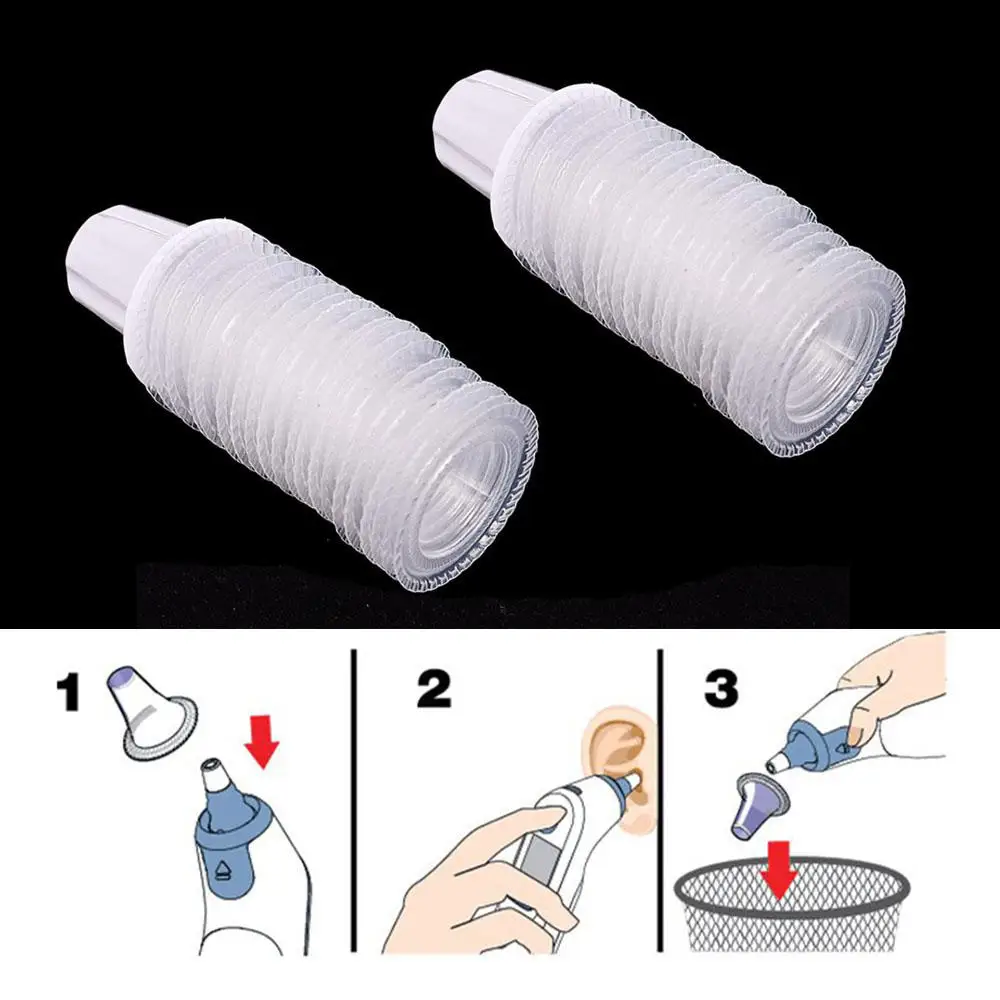 20pcs Ear Thermometer For Braun Thermoscan Replacement Lens Filters Probe Cover ABS Ear Muffs High Quality Ушной термометр