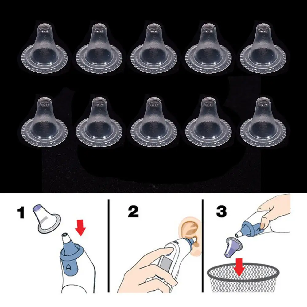 20pcs Ear Thermometer For Braun Thermoscan Replacement Lens Filters Probe Cover ABS Ear Muffs High Quality Ушной термометр