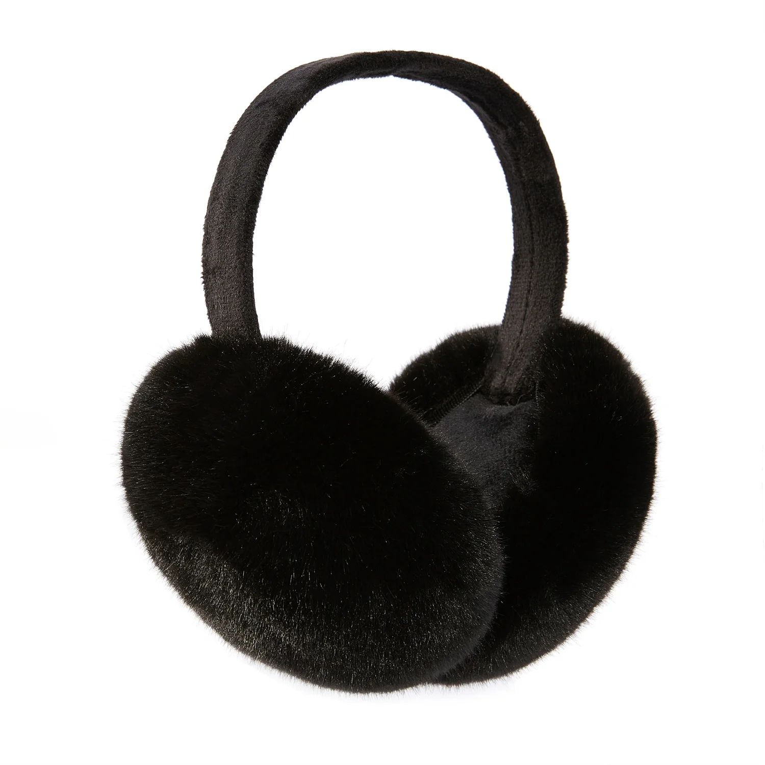 Anjj High Quality Earmuffs Faux Rabbit Fur Hang Ear Cover Warm Winter Ear Muffs Fur Earmuffs Unisex Adult Ear Warmer Fold