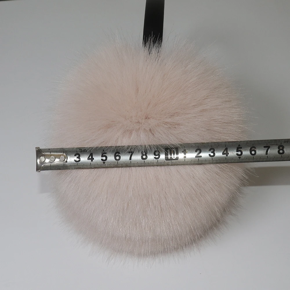 Hight Quality Faux Fox Fur Earmuffs Women Winter Keep Warm Faux Fur Earmuffs Girls Ear Warmer Faux Fox Fur Plush Ear Muff