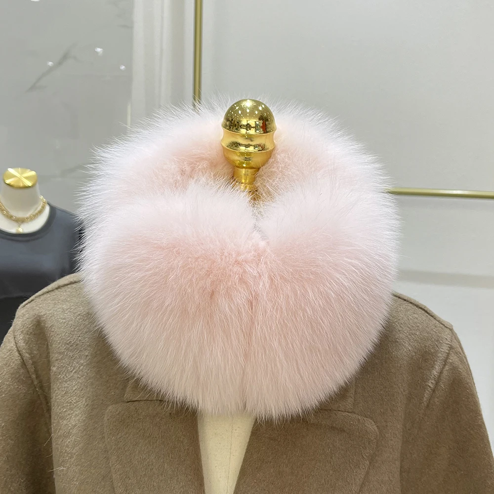 New Winter Earmuffs Fur Real Women Warm Gift Girlfriend 2026 Female Fluffy Natural Fox Fur Protection Headphones Ear Warmer
