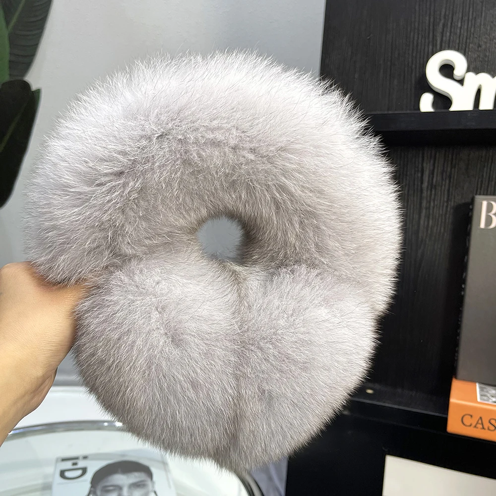 New Winter Earmuffs Fur Real Women Warm Gift Girlfriend 2026 Female Fluffy Natural Fox Fur Protection Headphones Ear Warmer
