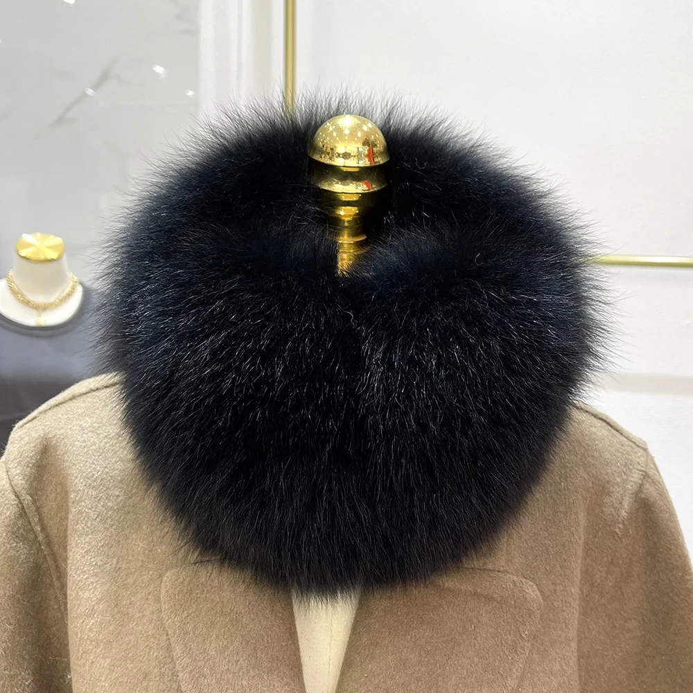New Winter Earmuffs Fur Real Women Warm Gift Girlfriend 2026 Female Fluffy Natural Fox Fur Protection Headphones Ear Warmer