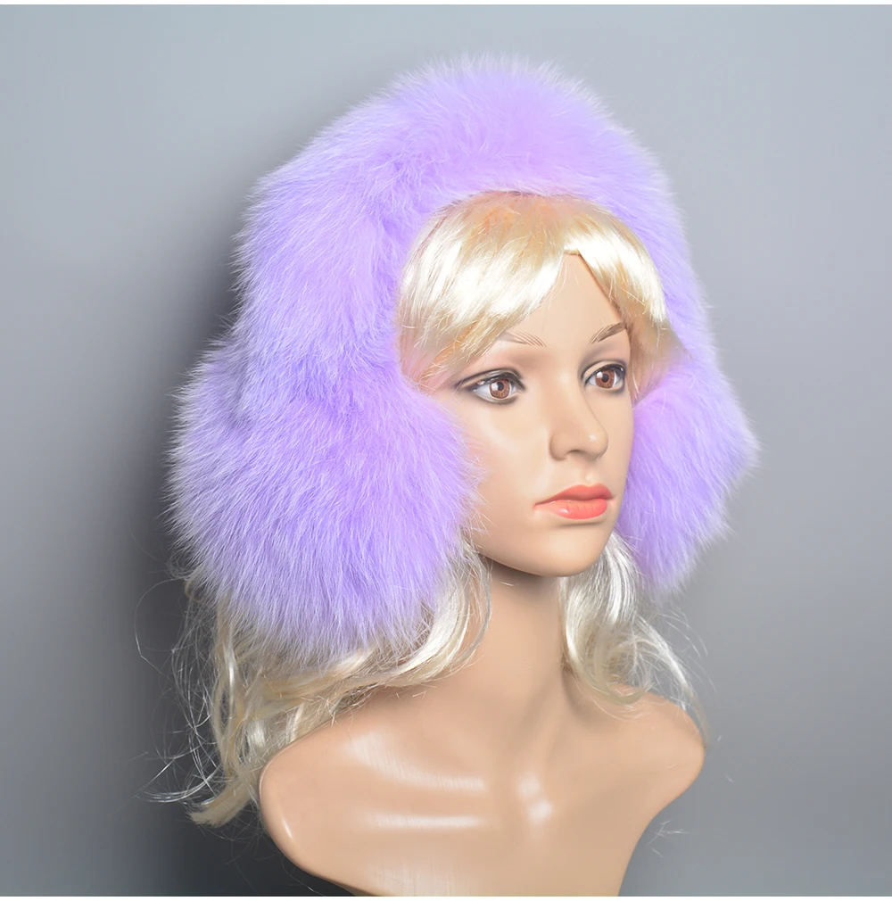 New Winter Earmuffs Fur Real Women Warm Gift Girlfriend 2026 Female Fluffy Natural Fox Fur Protection Headphones Ear Warmer