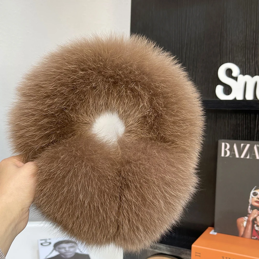 New Winter Earmuffs Fur Real Women Warm Gift Girlfriend 2026 Female Fluffy Natural Fox Fur Protection Headphones Ear Warmer
