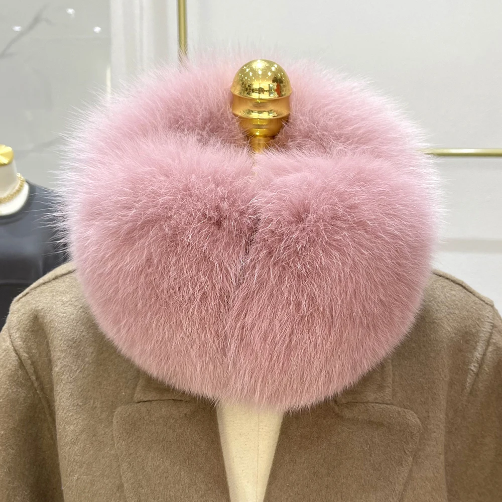 New Winter Earmuffs Fur Real Women Warm Gift Girlfriend 2026 Female Fluffy Natural Fox Fur Protection Headphones Ear Warmer
