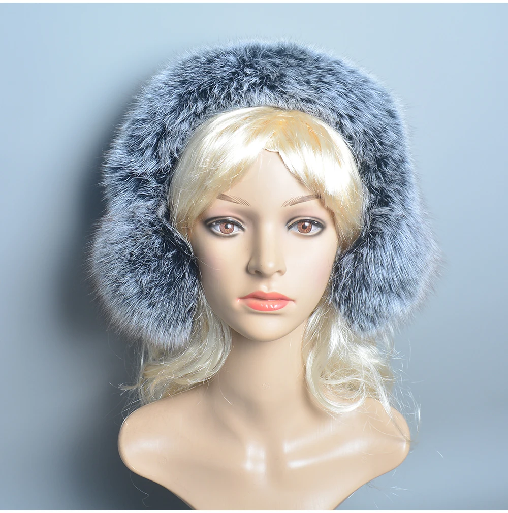 New Winter Earmuffs Fur Real Women Warm Gift Girlfriend 2026 Female Fluffy Natural Fox Fur Protection Headphones Ear Warmer