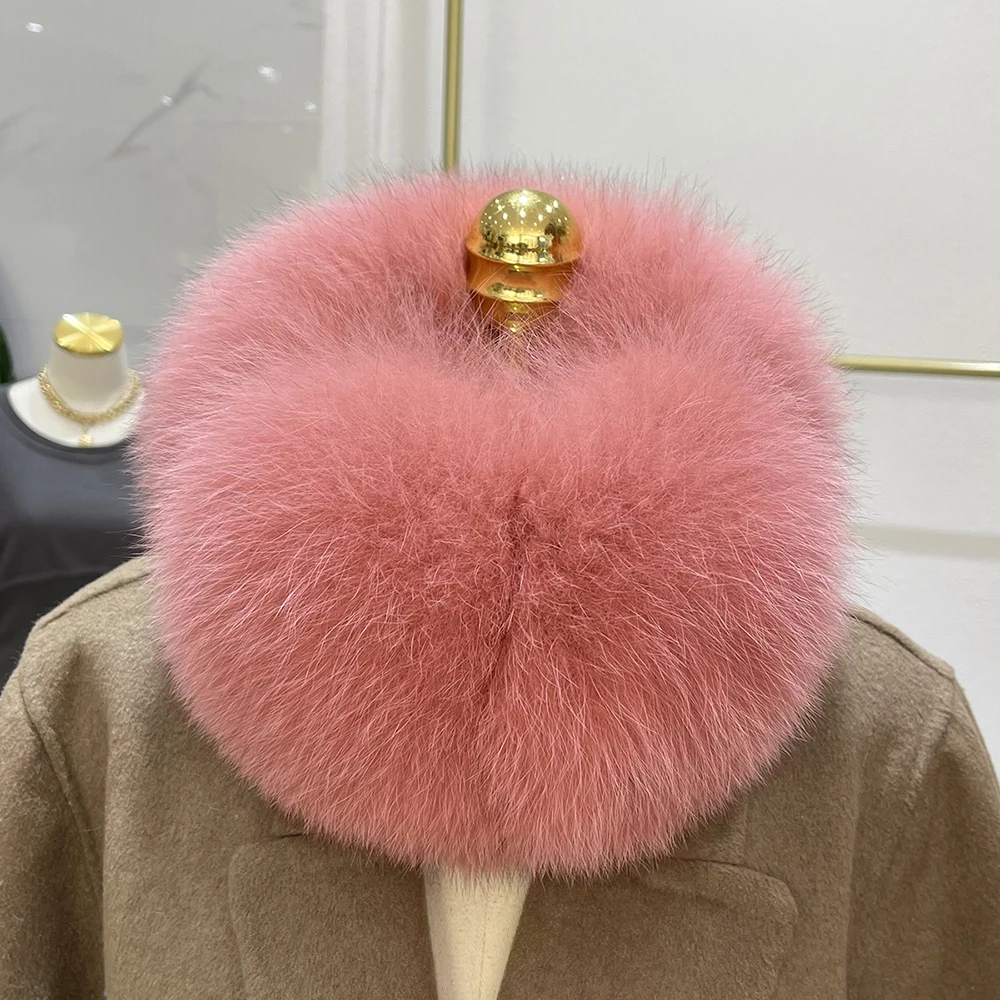 New Winter Earmuffs Fur Real Women Warm Gift Girlfriend 2026 Female Fluffy Natural Fox Fur Protection Headphones Ear Warmer