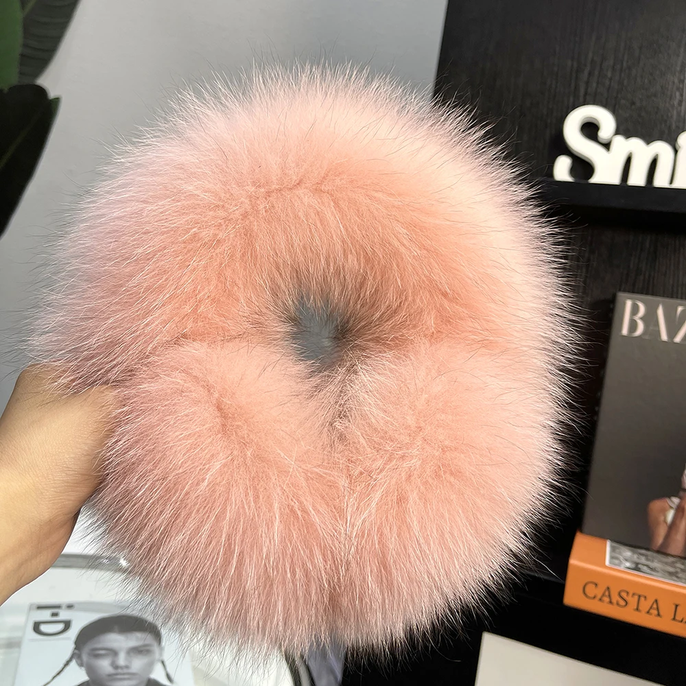 New Winter Earmuffs Fur Real Women Warm Gift Girlfriend 2026 Female Fluffy Natural Fox Fur Protection Headphones Ear Warmer