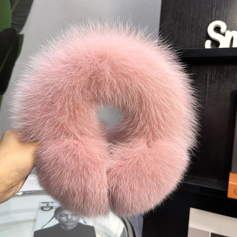 New Winter Earmuffs Fur Real Women Warm Gift Girlfriend 2026 Female Fluffy Natural Fox Fur Protection Headphones Ear Warmer