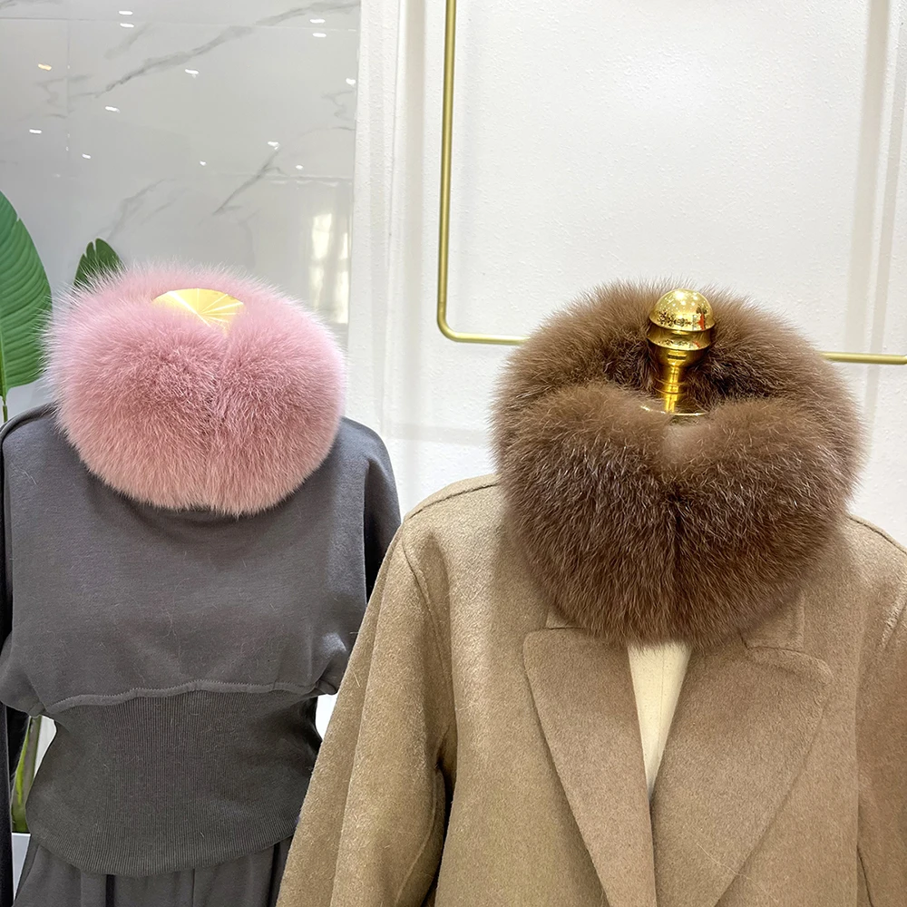 New Winter Earmuffs Fur Real Women Warm Gift Girlfriend 2026 Female Fluffy Natural Fox Fur Protection Headphones Ear Warmer