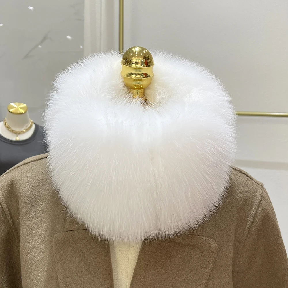 New Winter Earmuffs Fur Real Women Warm Gift Girlfriend 2026 Female Fluffy Natural Fox Fur Protection Headphones Ear Warmer