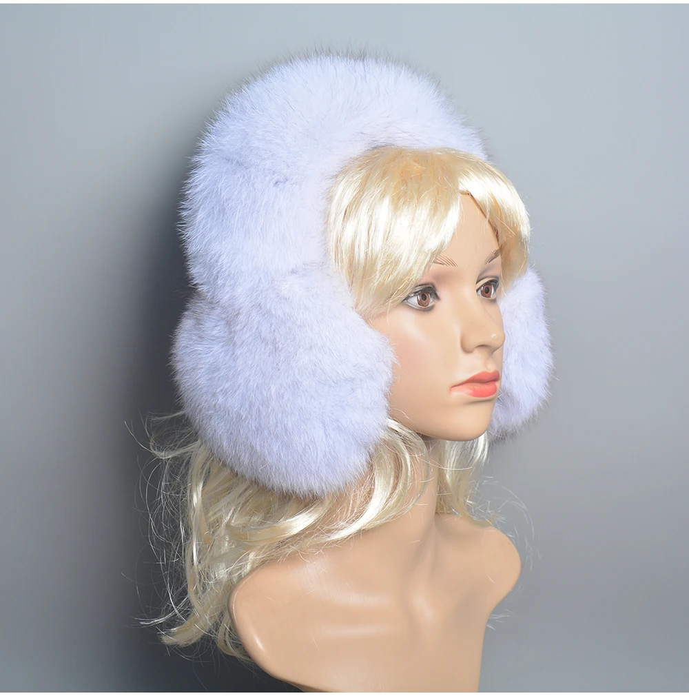 New Winter Earmuffs Fur Real Women Warm Gift Girlfriend 2026 Female Fluffy Natural Fox Fur Protection Headphones Ear Warmer