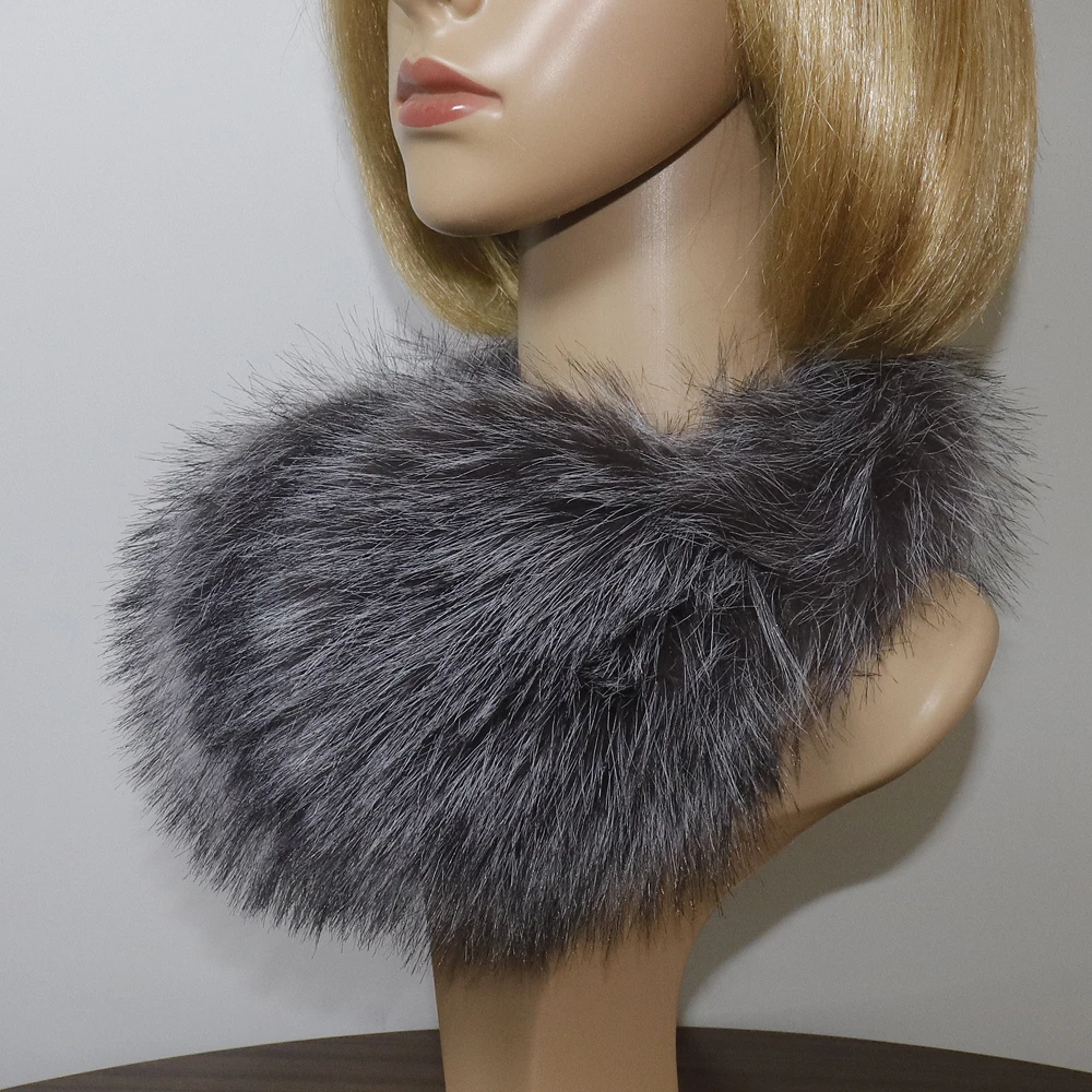 Faux Fox Fur Earmuffs For Winter Women Warm Thick Faux Fur Earmuffs Girls Ear Warmer Faux Fox Fur Scarves Plush Ear Muff