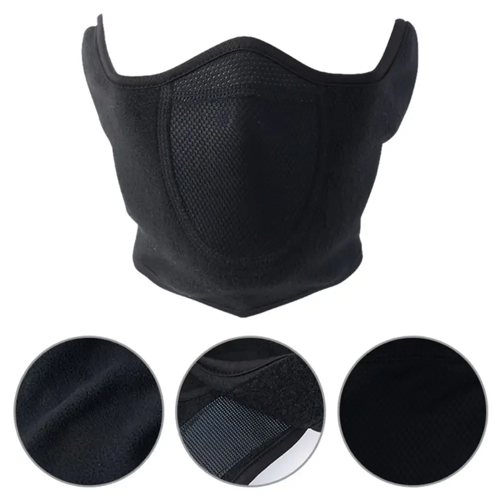 Winter Face Mask Windproof Thermal Breathable Fleece Balaclava Mask Motorbike Cycling Bicycle Riding Skiing Running Mask