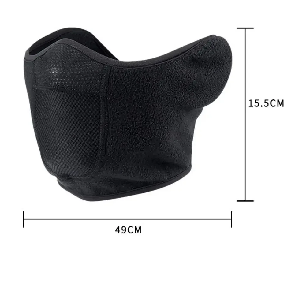 Winter Face Mask Windproof Thermal Breathable Fleece Balaclava Mask Motorbike Cycling Bicycle Riding Skiing Running Mask