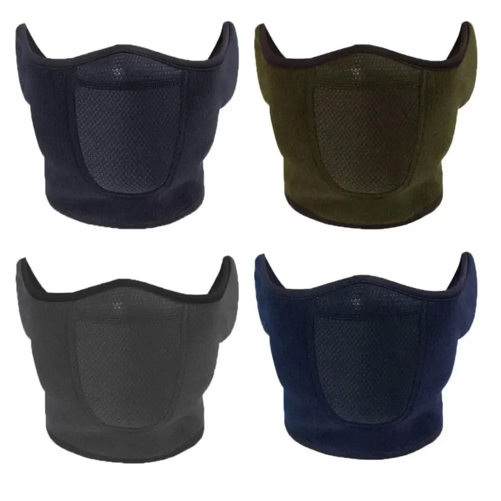 Winter Face Mask Windproof Thermal Breathable Fleece Balaclava Mask Motorbike Cycling Bicycle Riding Skiing Running Mask