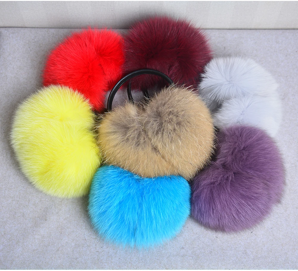New Luxury Women Winter Warm Real Fox Fur Earmuffs Fashion Lady 100% Natural Fox Fur Ear Muffs Thermal Girl Real Fox Fur Earmuff