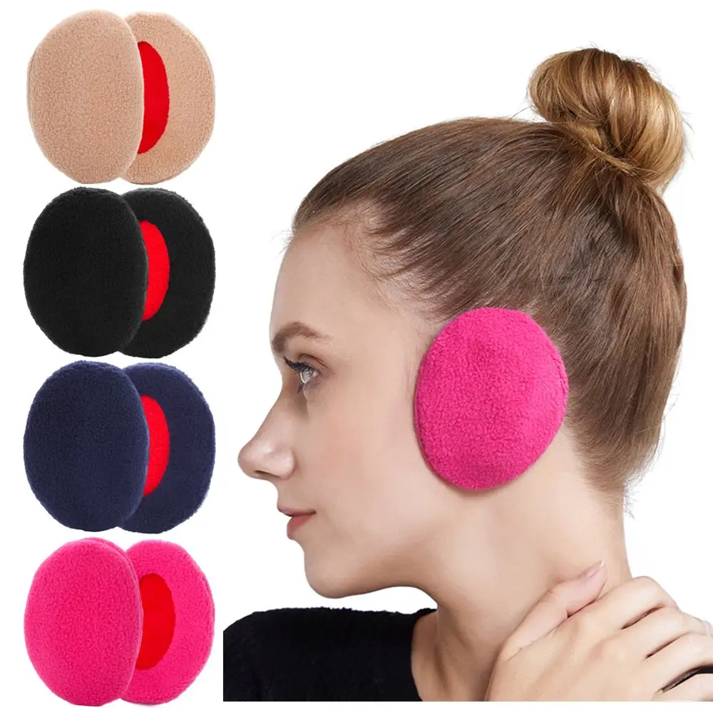 Bandless Ear Warmers Winter Warm Earmuffs Ear Cover for Men Women Kids Soft Thick Windproof Ear Cover Outdoor Ear Protection