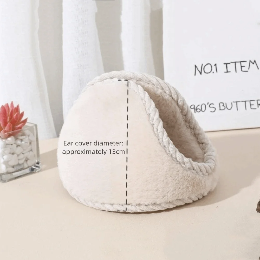 Fashion Thickening Women Men Earmuffs Solid Color Soft Protection Ear-Muffs Ear Warmer Cold Proof Ear Muffs Cover Winter
