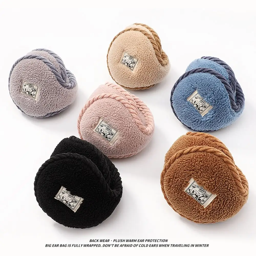 Fashion Thickening Women Men Earmuffs Solid Color Soft Protection Ear-Muffs Ear Warmer Cold Proof Ear Muffs Cover Winter