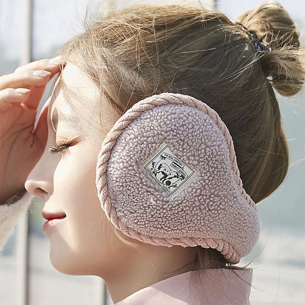 Fashion Thickening Women Men Earmuffs Solid Color Soft Protection Ear-Muffs Ear Warmer Cold Proof Ear Muffs Cover Winter