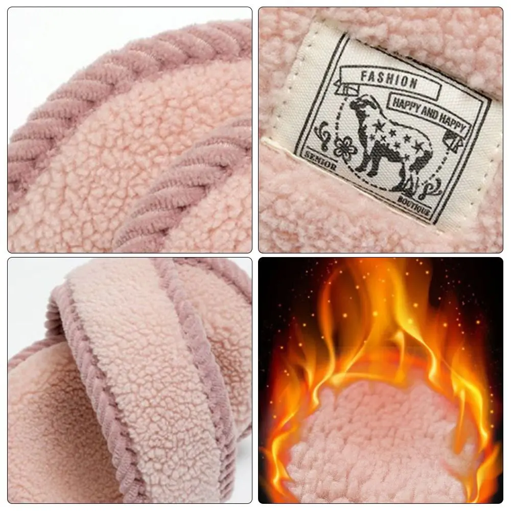 Fashion Thickening Women Men Earmuffs Solid Color Soft Protection Ear-Muffs Ear Warmer Cold Proof Ear Muffs Cover Winter