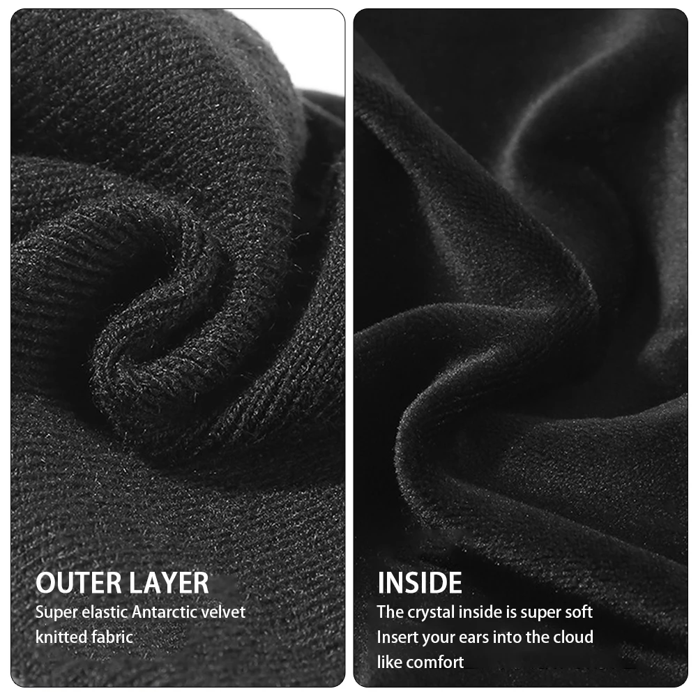 Ear Warmers Headband For Men Women Winter Thicken Ear Muff Moisture Wicking Ski Sport Headband Cold-Proof Comfy Soft Earmuffs