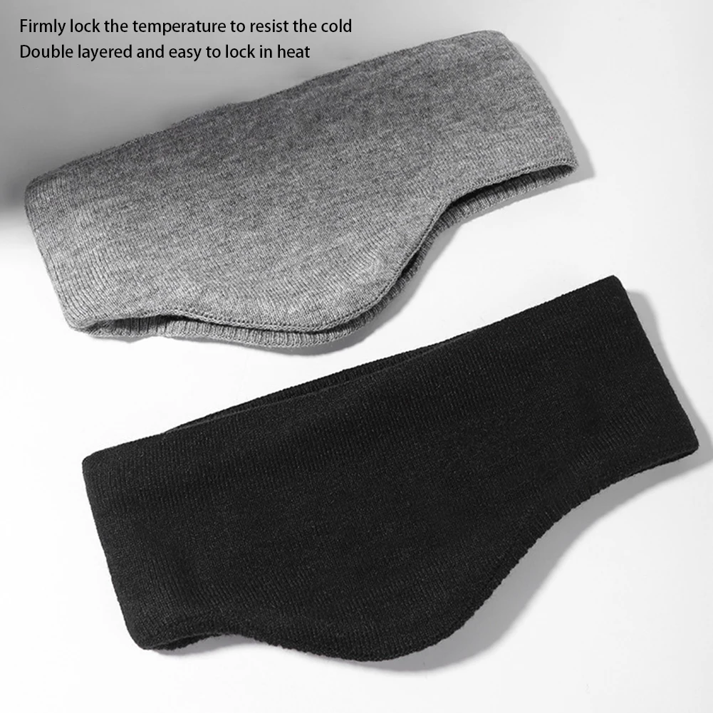 Ear Warmers Headband For Men Women Winter Thicken Ear Muff Moisture Wicking Ski Sport Headband Cold-Proof Comfy Soft Earmuffs